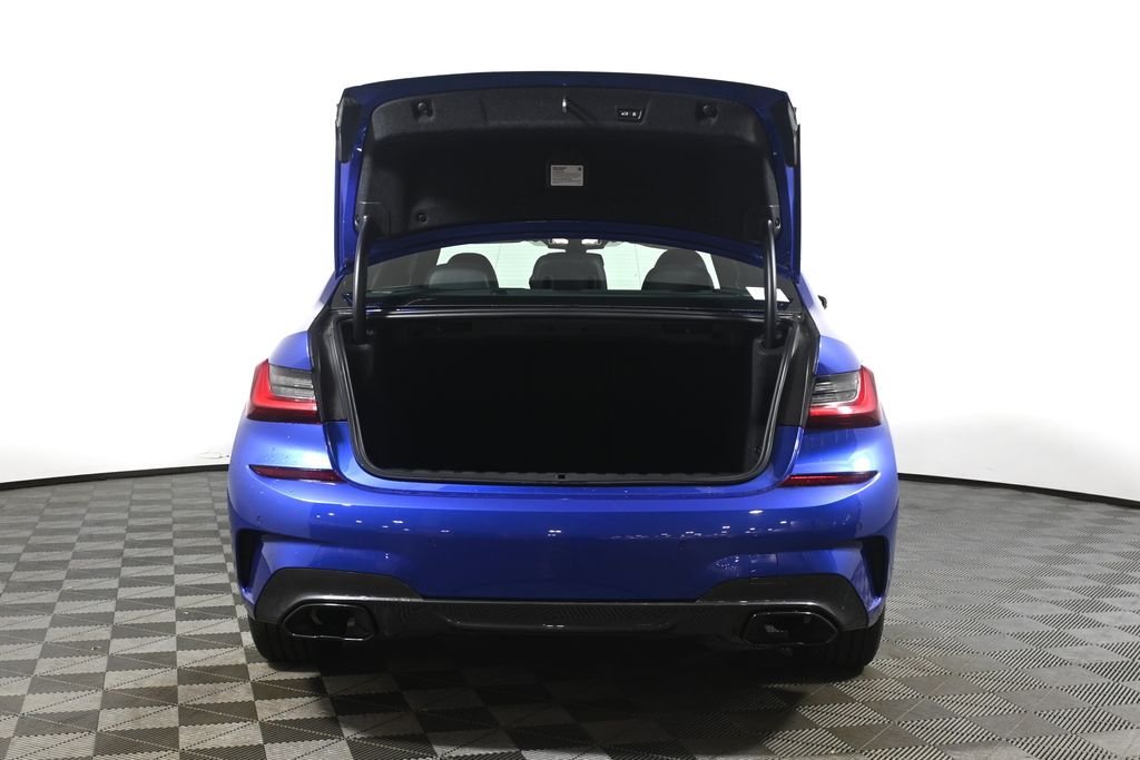 Used 2022 Blue Metallic BMW M340i xDrive image 36