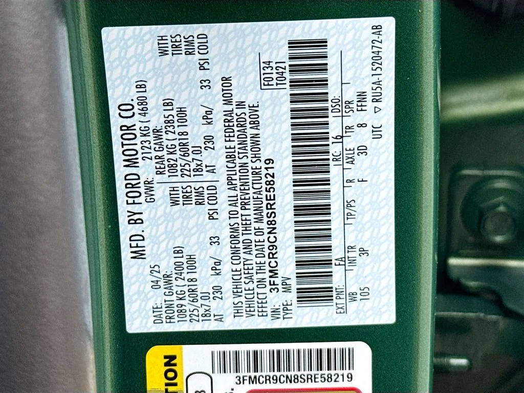 Certified Used 2025 Green Ford Outer Banks image 33