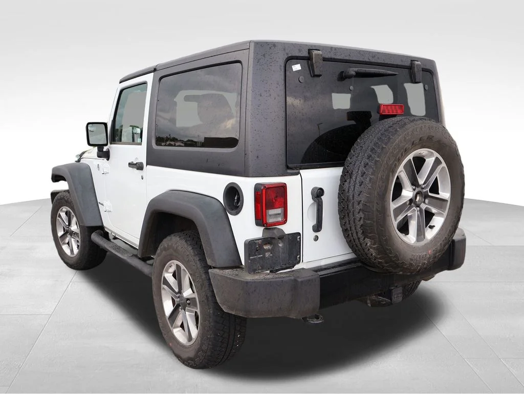 Used 2017 Bright White Clearcoat Jeep Willys Wheeler image 17