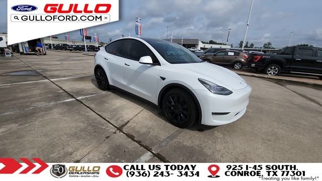 Used 2022 Tesla Model Y Long Range with VIN 7SAYGAEE1NF348474 for sale in Conroe, TX