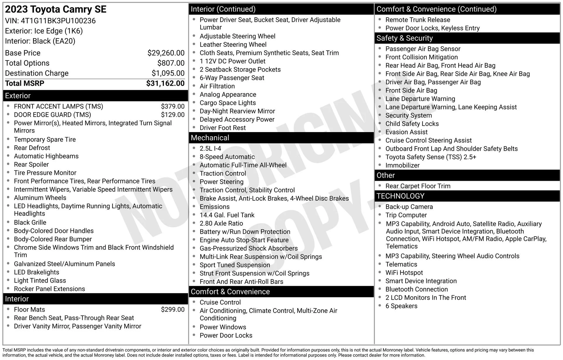 Used 2023 Gray Toyota SE AWD image 3