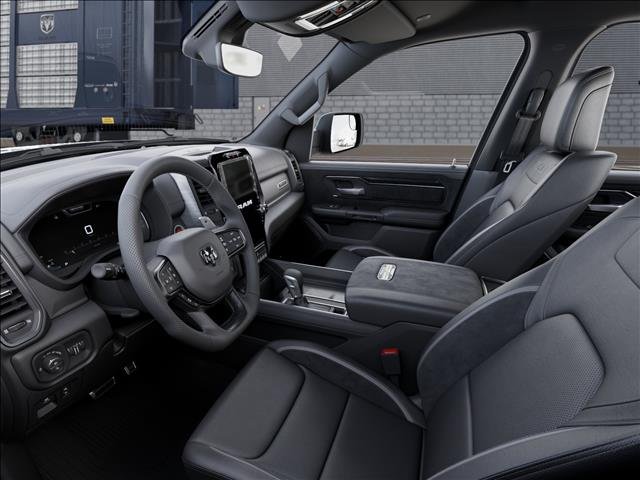 New 2026 Diamond Black Crystal Pearl-Coat Exterior Paint RAM RHO Crew Cab 4x4 5