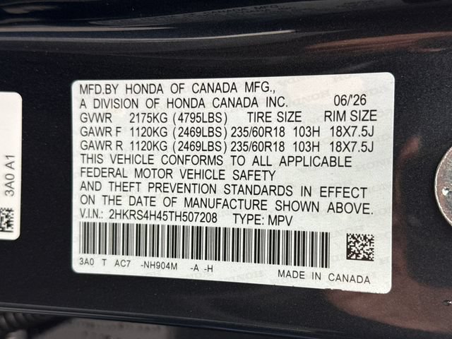 New 2026 Meteorite Gray Metallic Honda EX image 20
