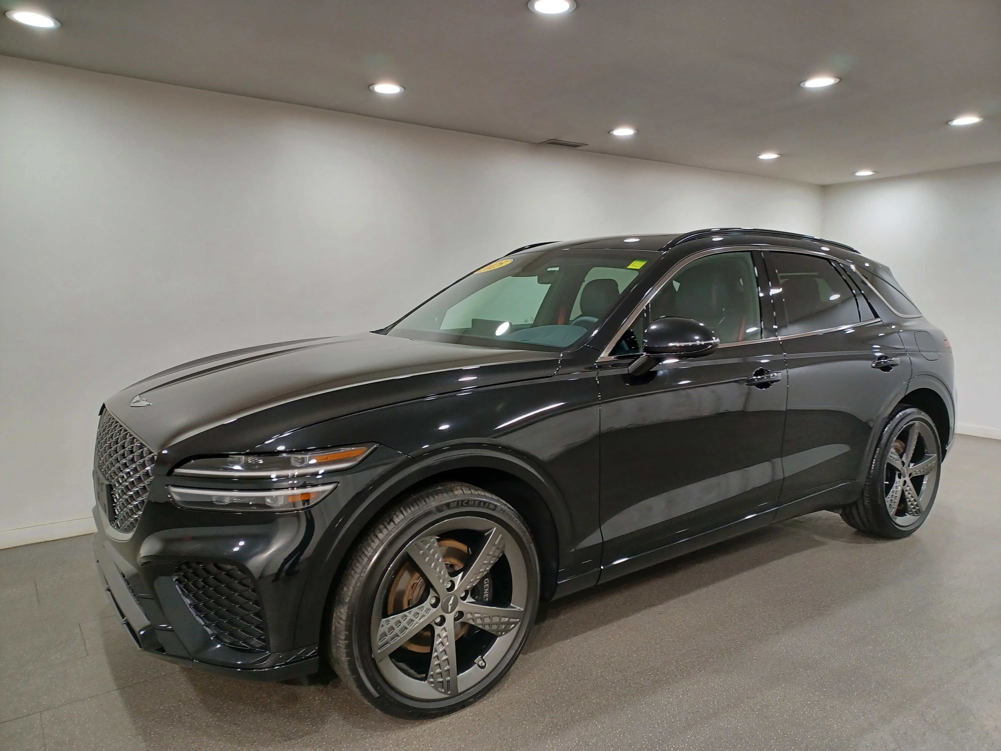 Certified Used 2025 Vik Black Genesis 3.5T Sport AWD*Adaptive Cruise | Remote Start | Nav | Head Up Display | Pano Roof | Cooled Leather image 2