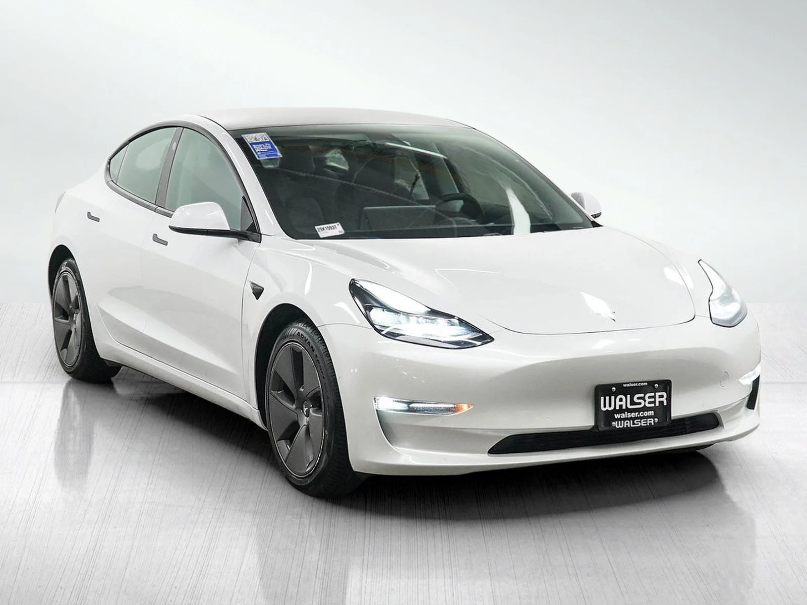 Used 2021 Pearl White Multi-Coat Tesla Long Range AWD image 7