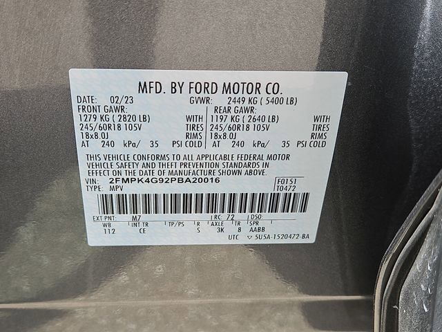 Used 2023 Carbonized Gray Ford SE image 32