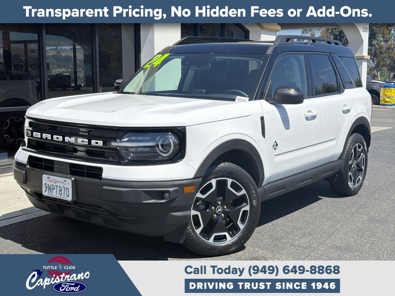 Certified Used 2024 Oxford White Ford Outer Banks image 1
