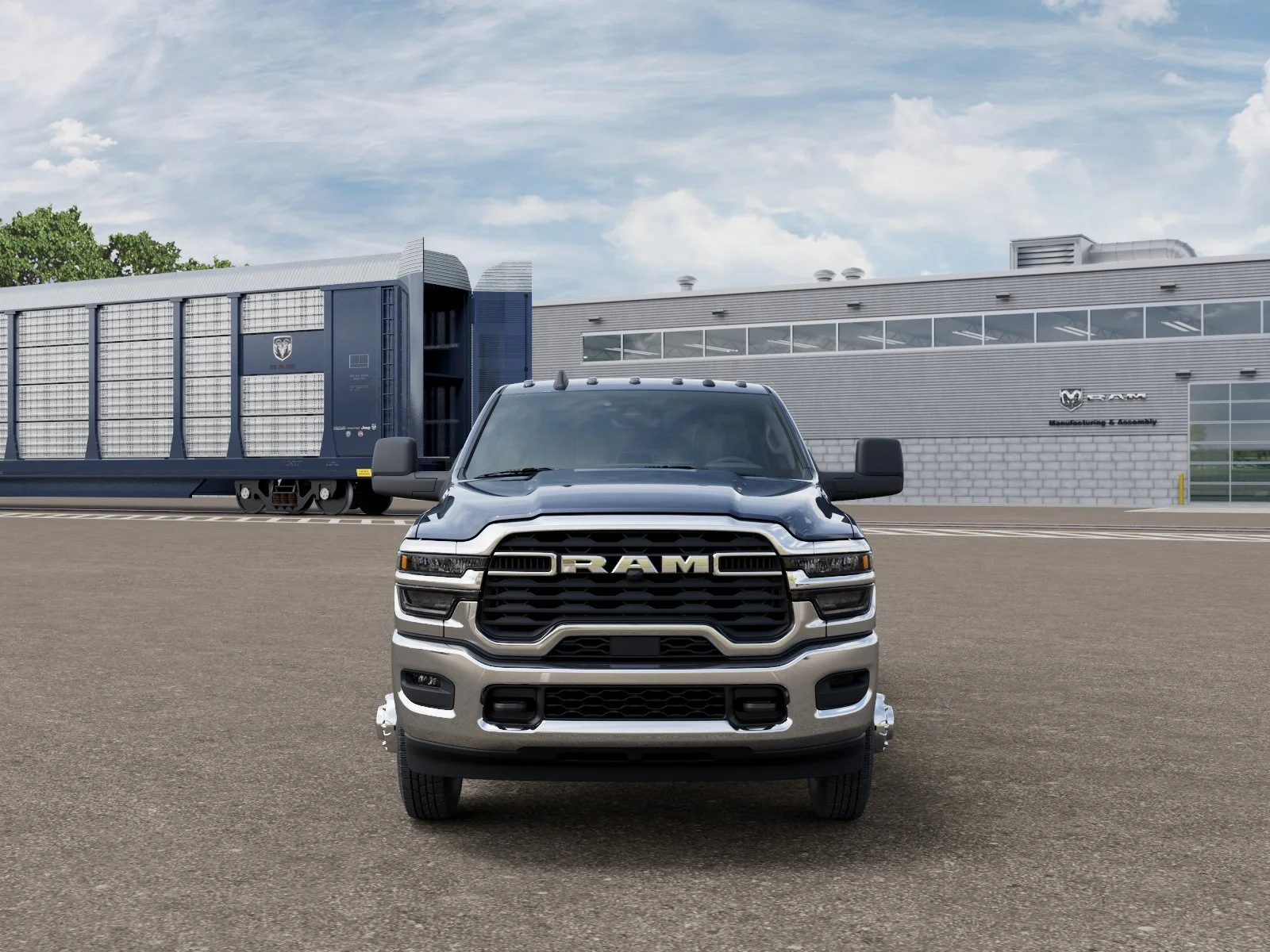 New 2026 Forged Blue Metallic Exterior Paint RAM Tradesman image 6