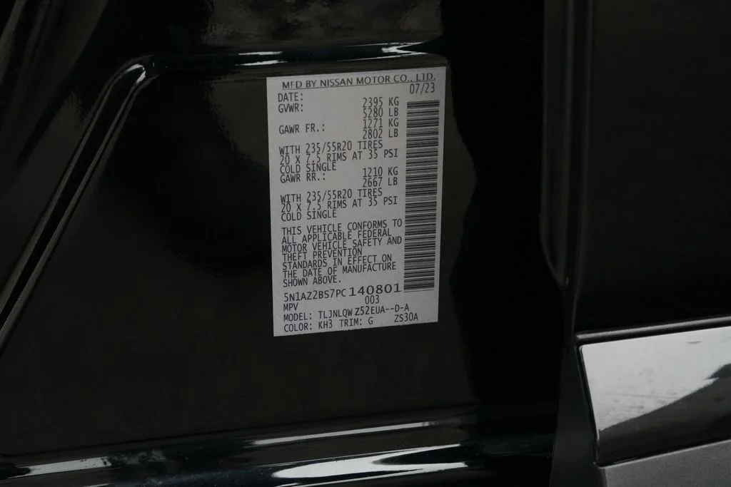Certified Used 2023 Black Nissan SV image 57