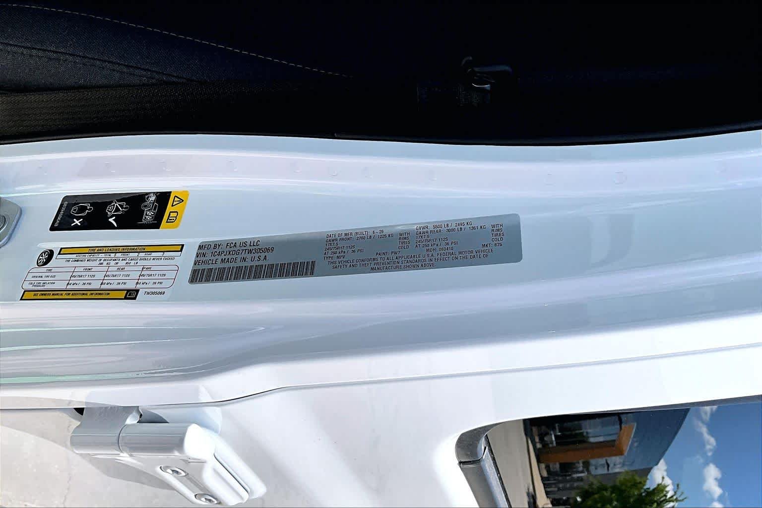 New 2026 Bright White Clearcoat Jeep Sport S image 20