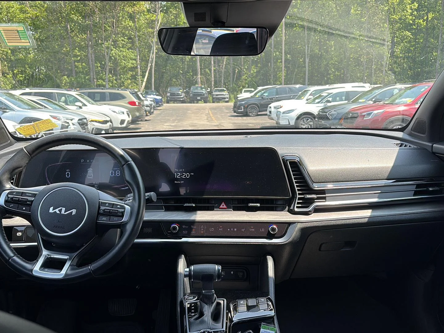 Certified Used 2023 Wolf Gray Kia X-Line image 2