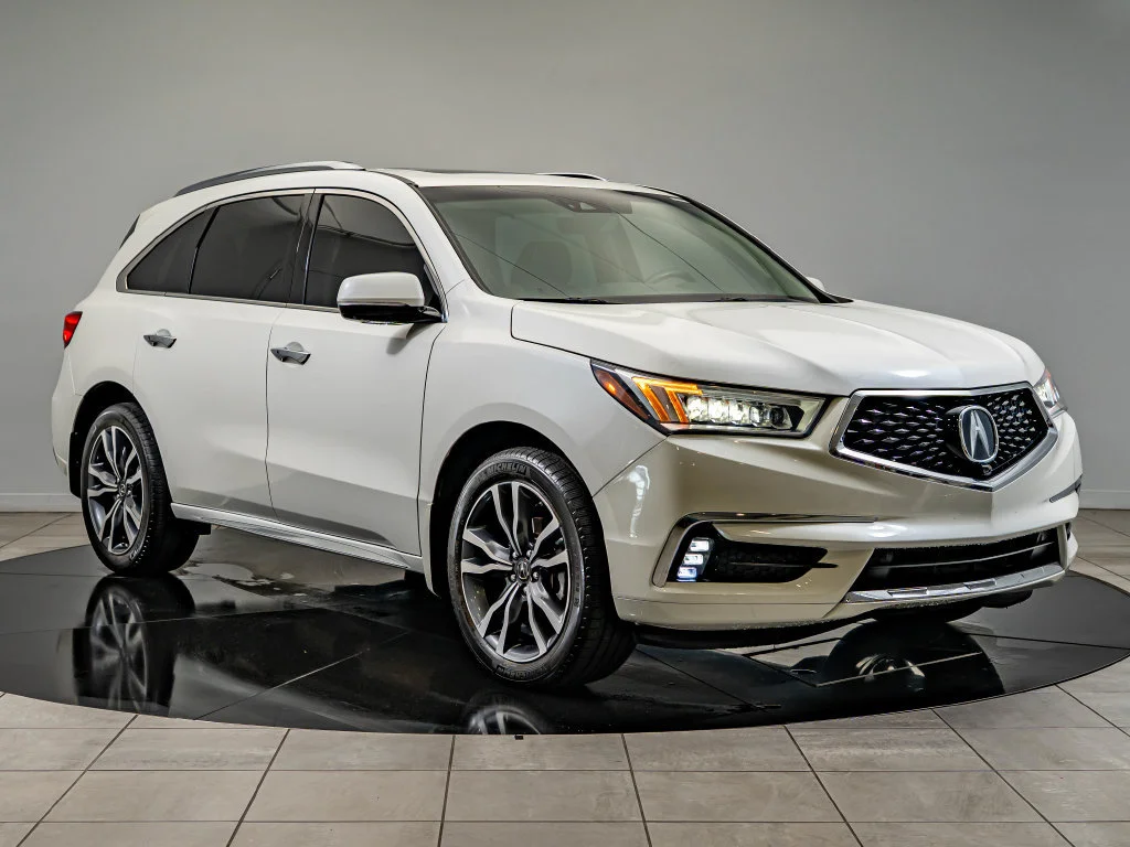 Used 2019 White Diamond Pearl Acura 3.5L Advance Package image 3