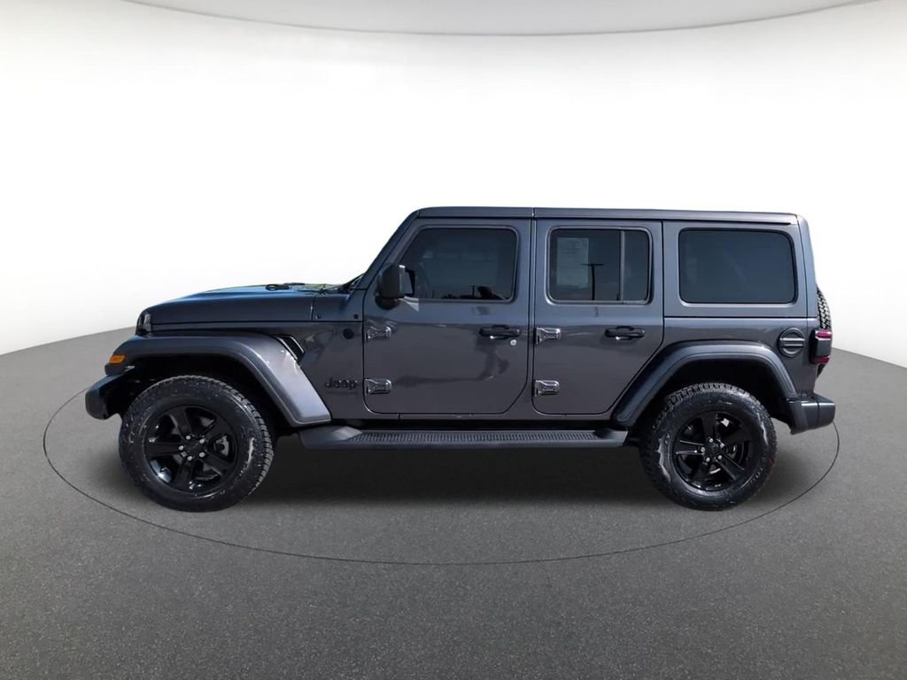 Certified Used 2021 Gray Jeep Unlimited Sahara Altitude image 11