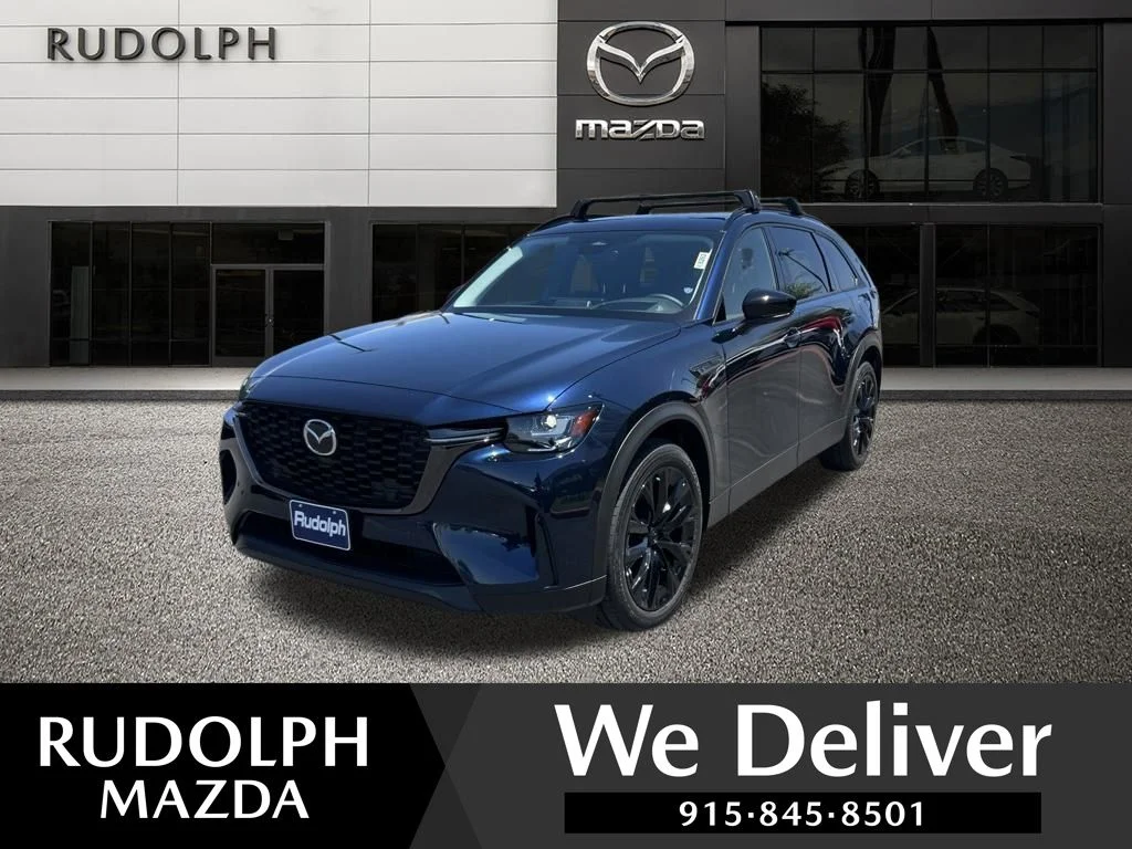 New 2026 Deep Crystal Blue Mica Mazda 3.3 Turbo Premium Sport AWD image 1