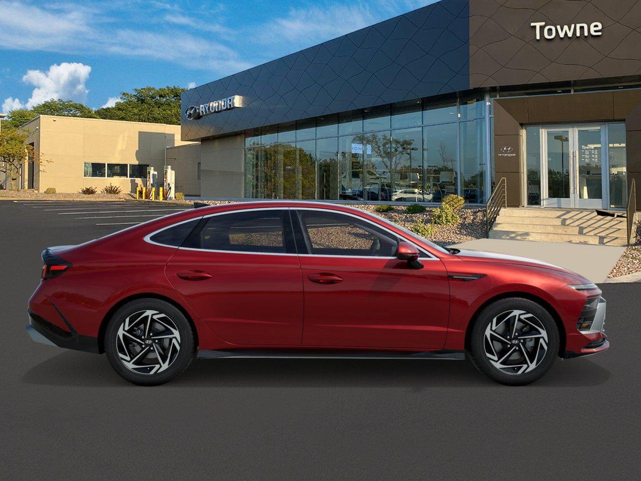 New 2026 Red Hyundai SEL Sport image 7
