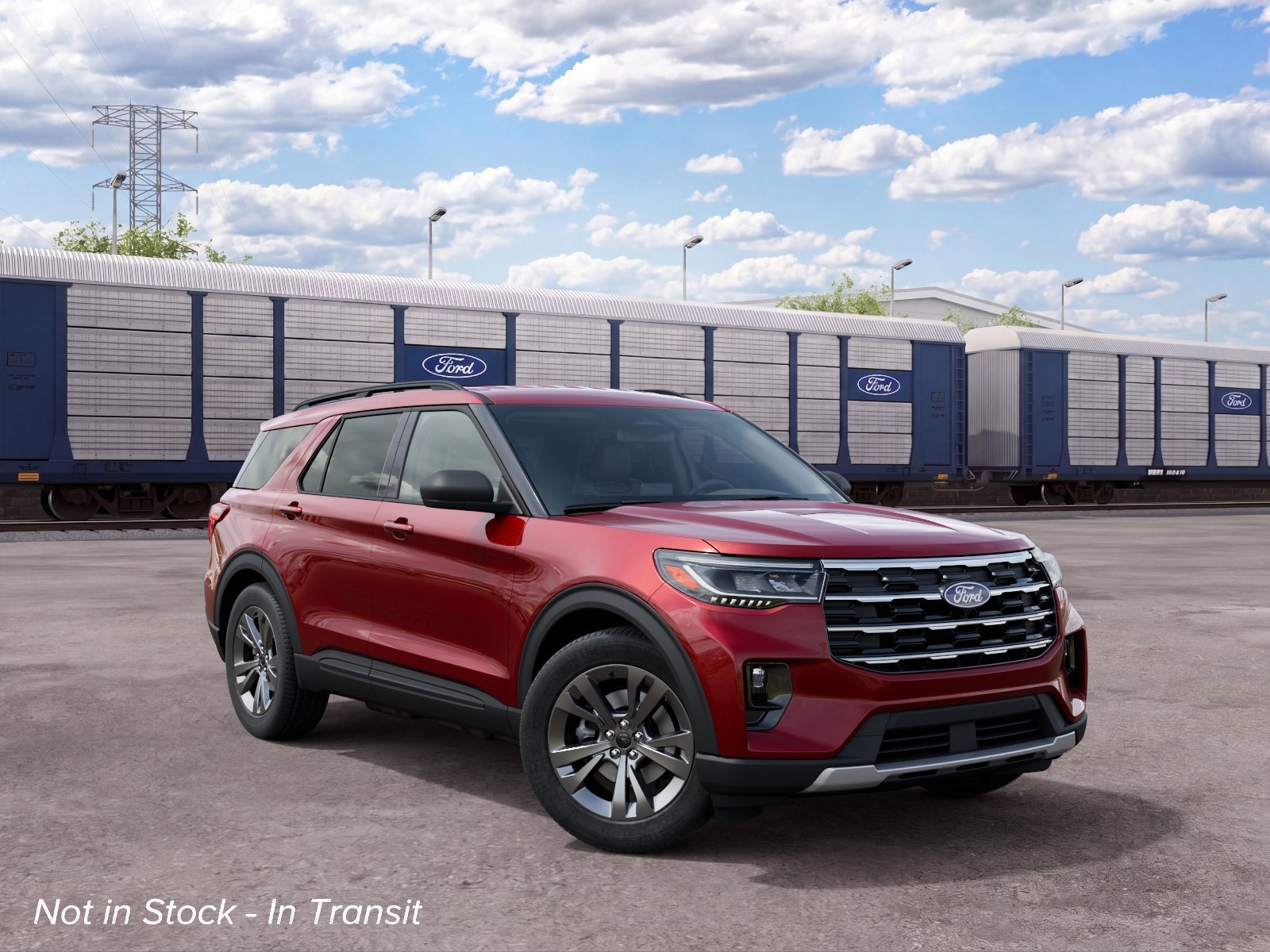 New 2027 Ruby Red Metallic Tinted Clearcoat Ford Active w/200A Pkg image 4