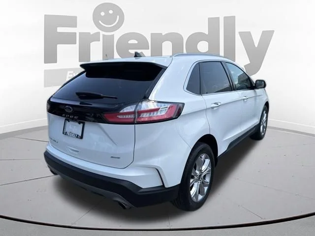 Used 2023 White Metallic Ford Titanium image 47