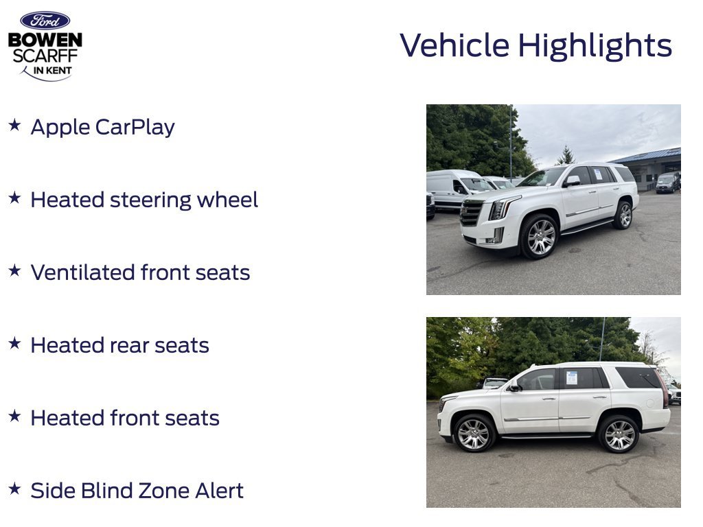 Certified Used 2017 Crystal White Tri-Coat Cadillac Luxury image 16