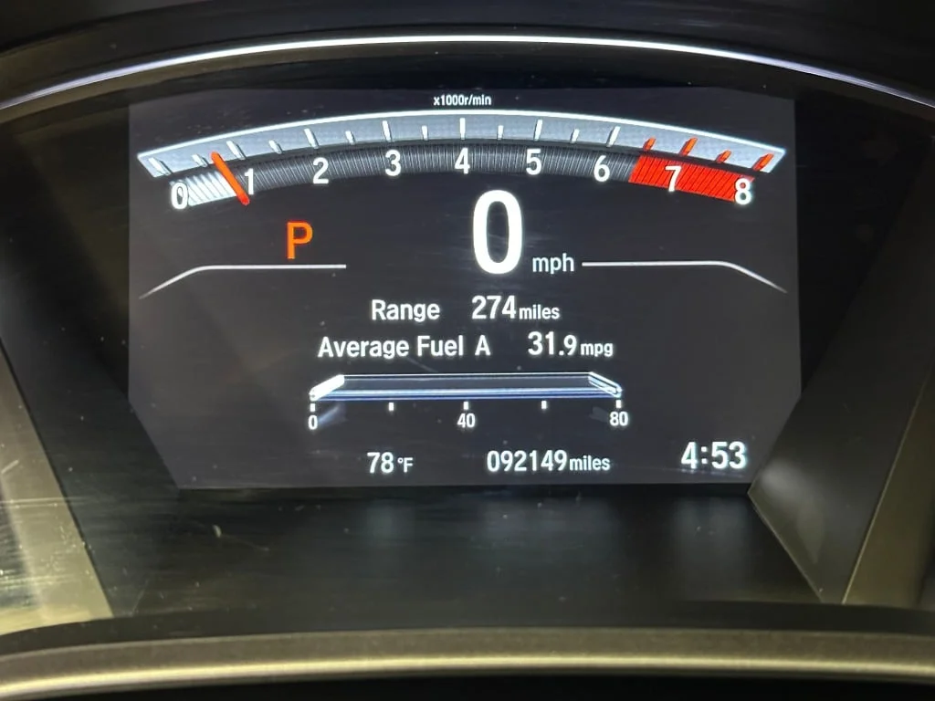 Used 2018 Obsidian Blue Pearl Honda EX-L image 3