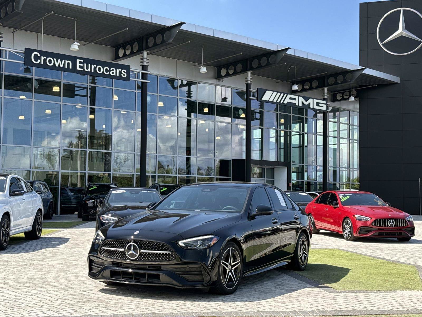 Used 2024 Black Mercedes-Benz C 300 image 1