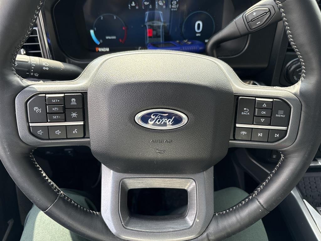 Used 2024 Star White Metallic Tri-Coat Ford LARIAT image 12
