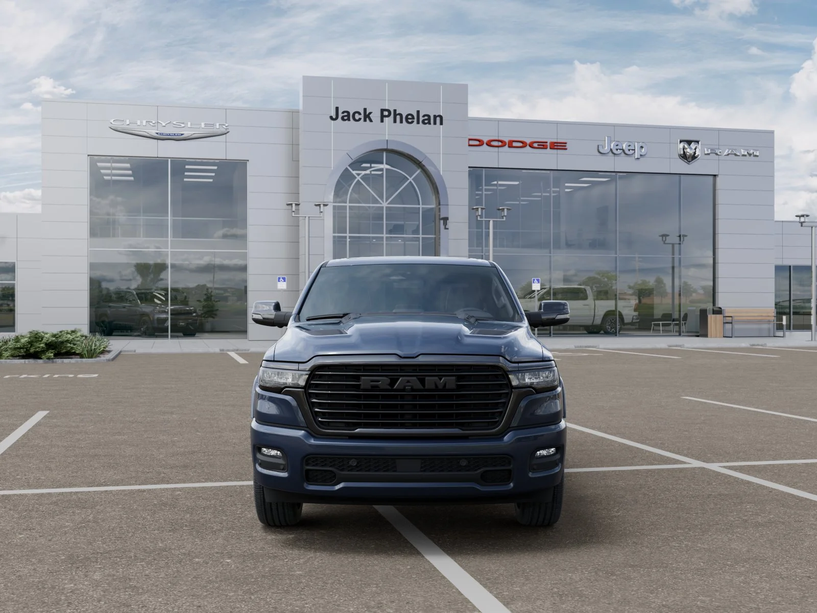 New 2026 Forged Blue Metallic Exterior Paint RAM Laramie image 6