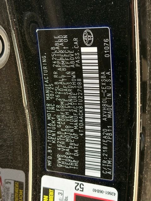 Certified Used 2026 Black Toyota SE image 21