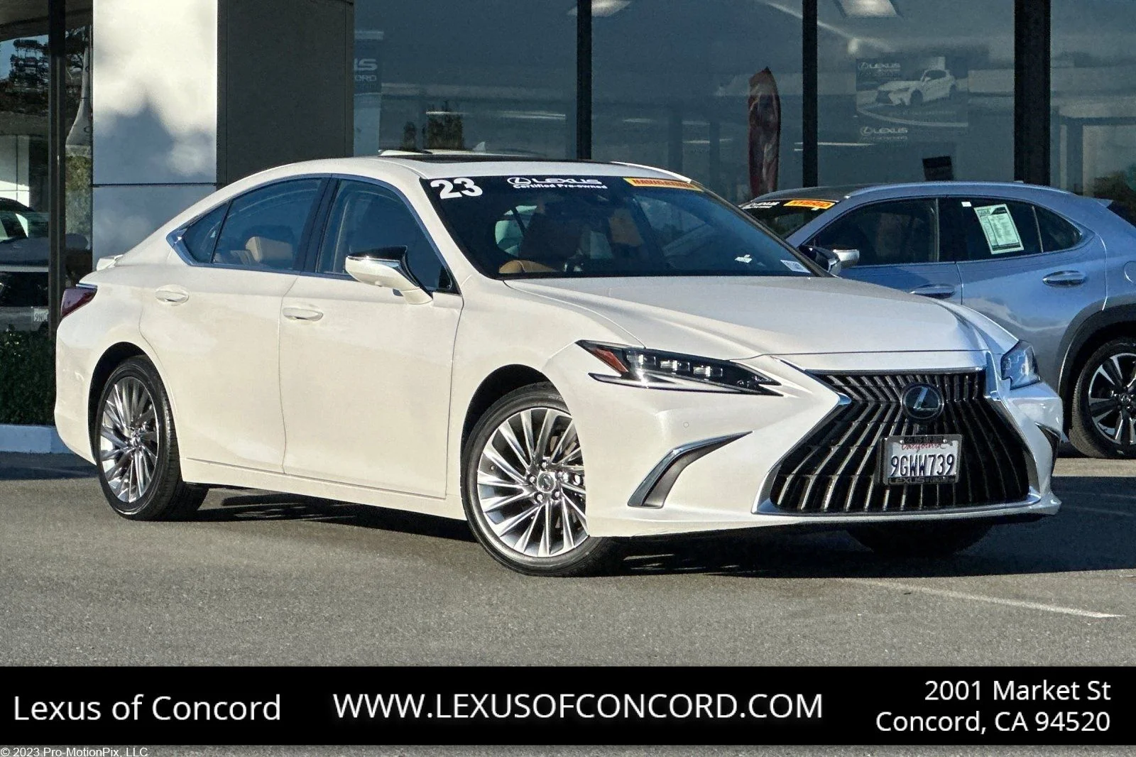 Certified Used 2023 White Pearl Lexus 300h Luxury image 1