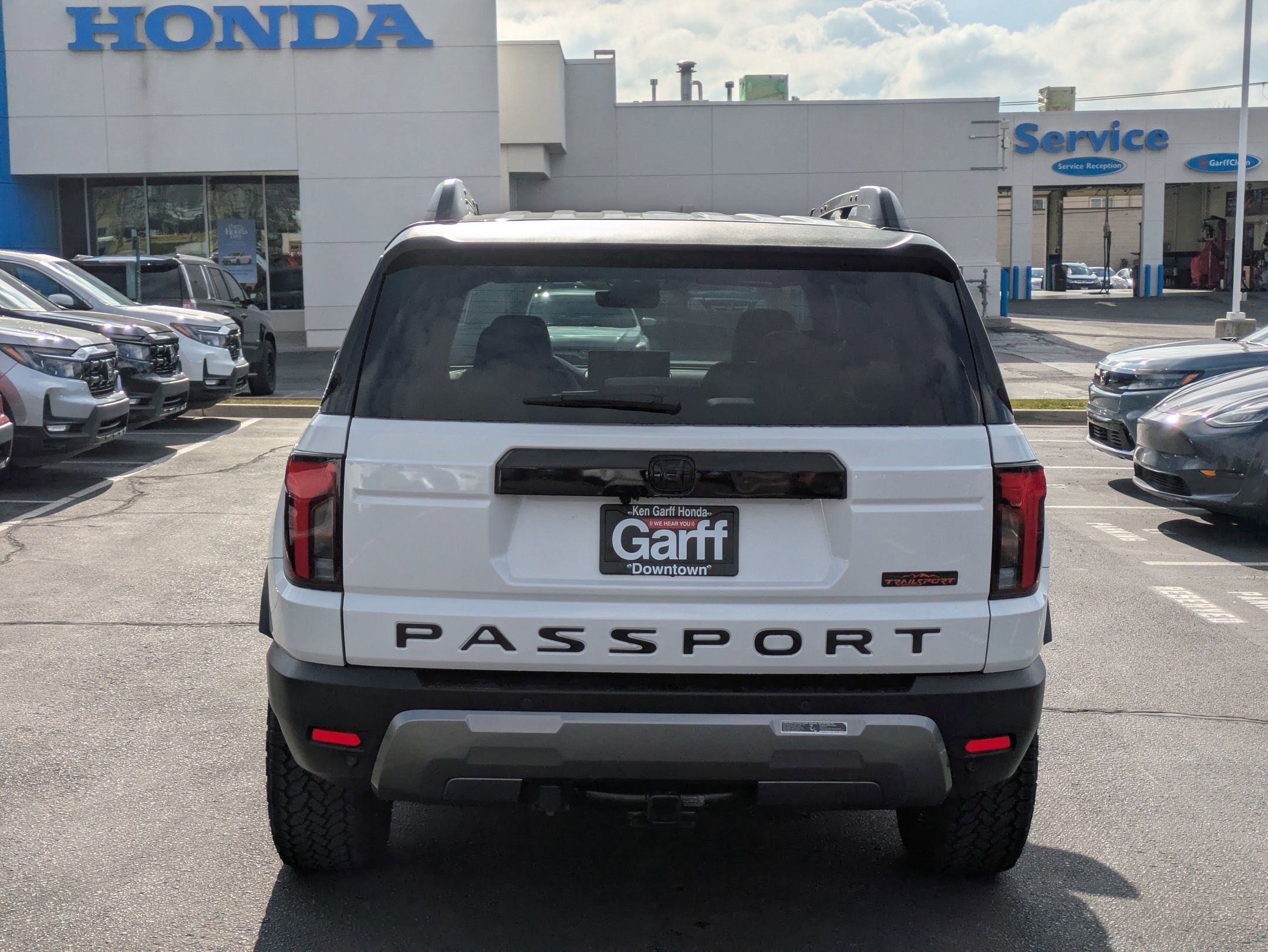 New 2026 Platinum White Pearl Honda TrailSport Elite Blackout image 4