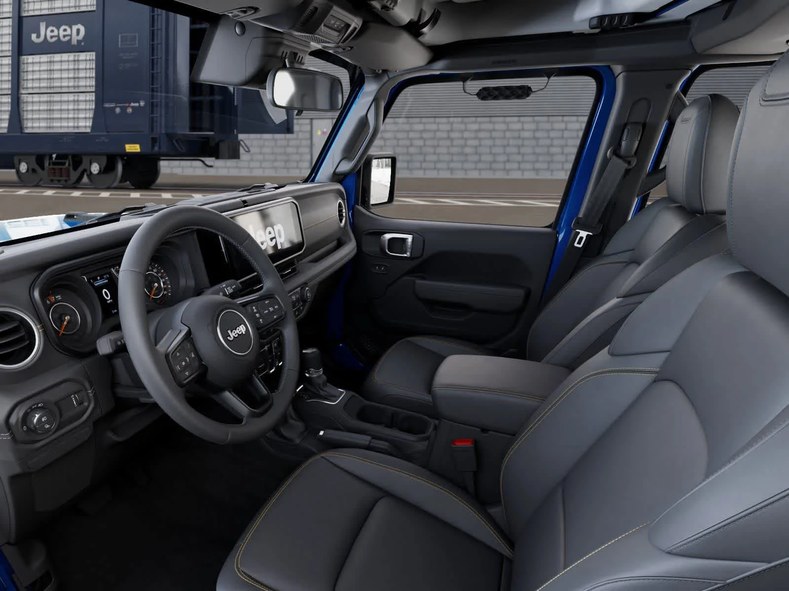 New 2026 Hydro Blue Pearl-Coat Exterior Paint Jeep Sahara image 22