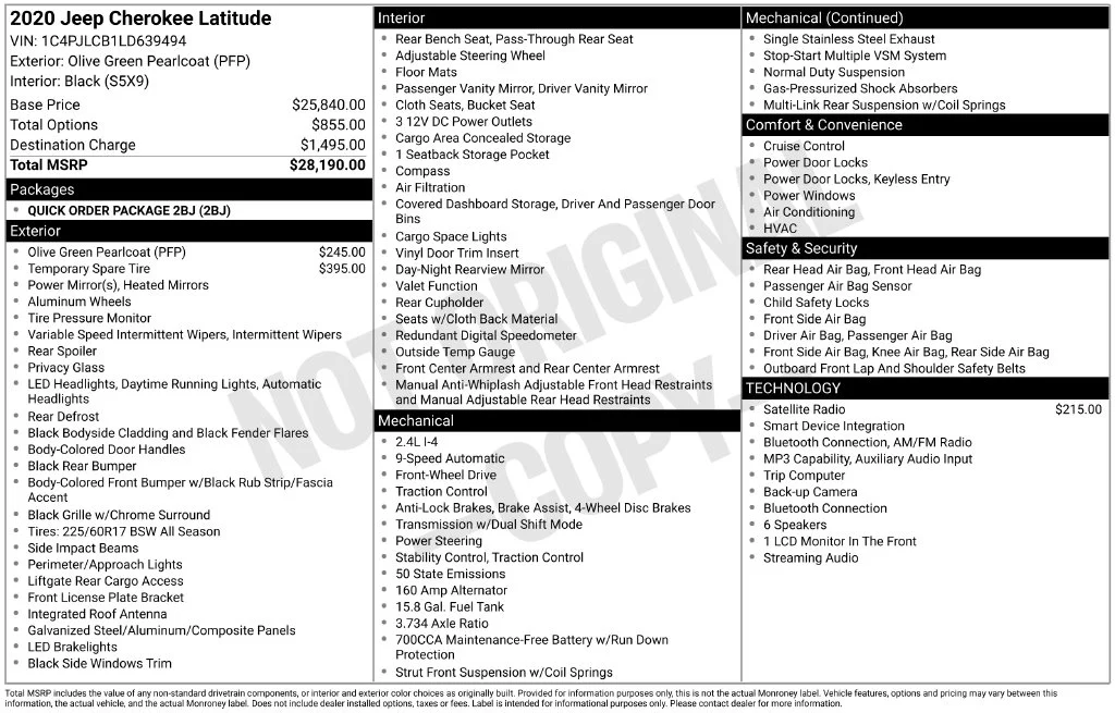 Used 2020 Green Jeep Latitude image 40