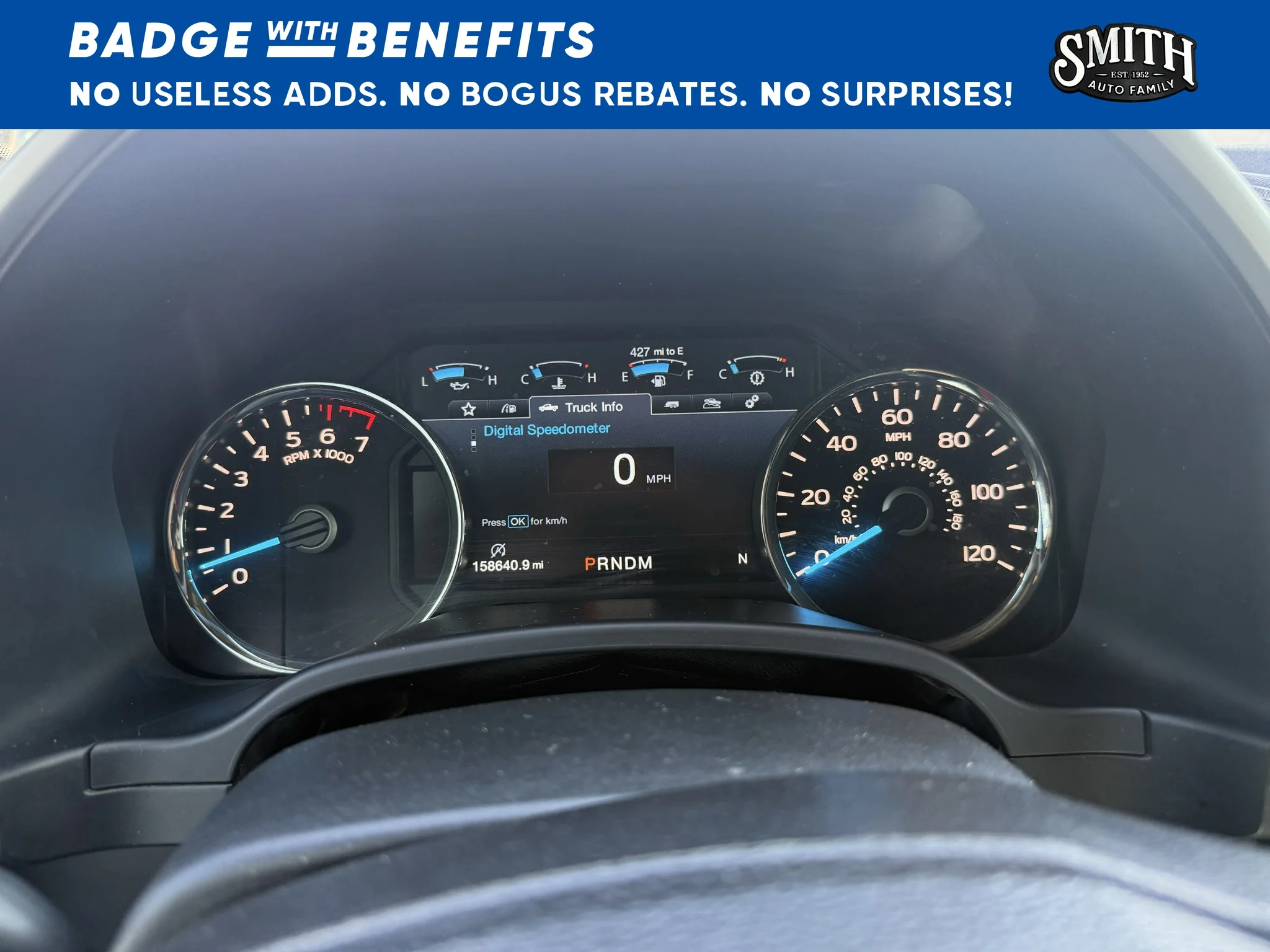 Used 2019 Magnetic Metallic Ford LARIAT image 16