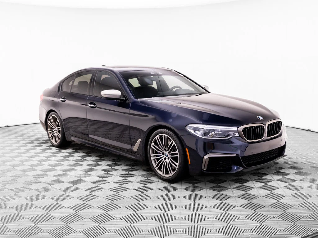 Used 2018 Black BMW M550i xDrive image 8
