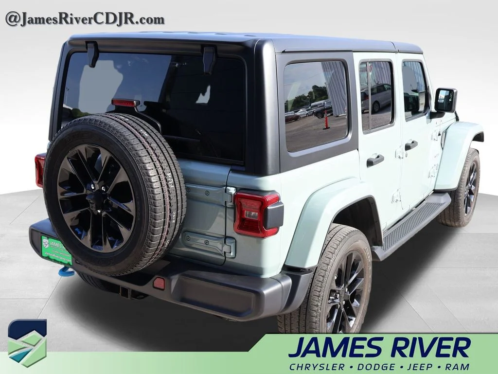 Used 2023 Gray Jeep Sahara 4xe image 5