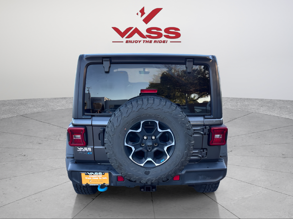 Used 2023 Gray Jeep Rubicon 4xe image 4