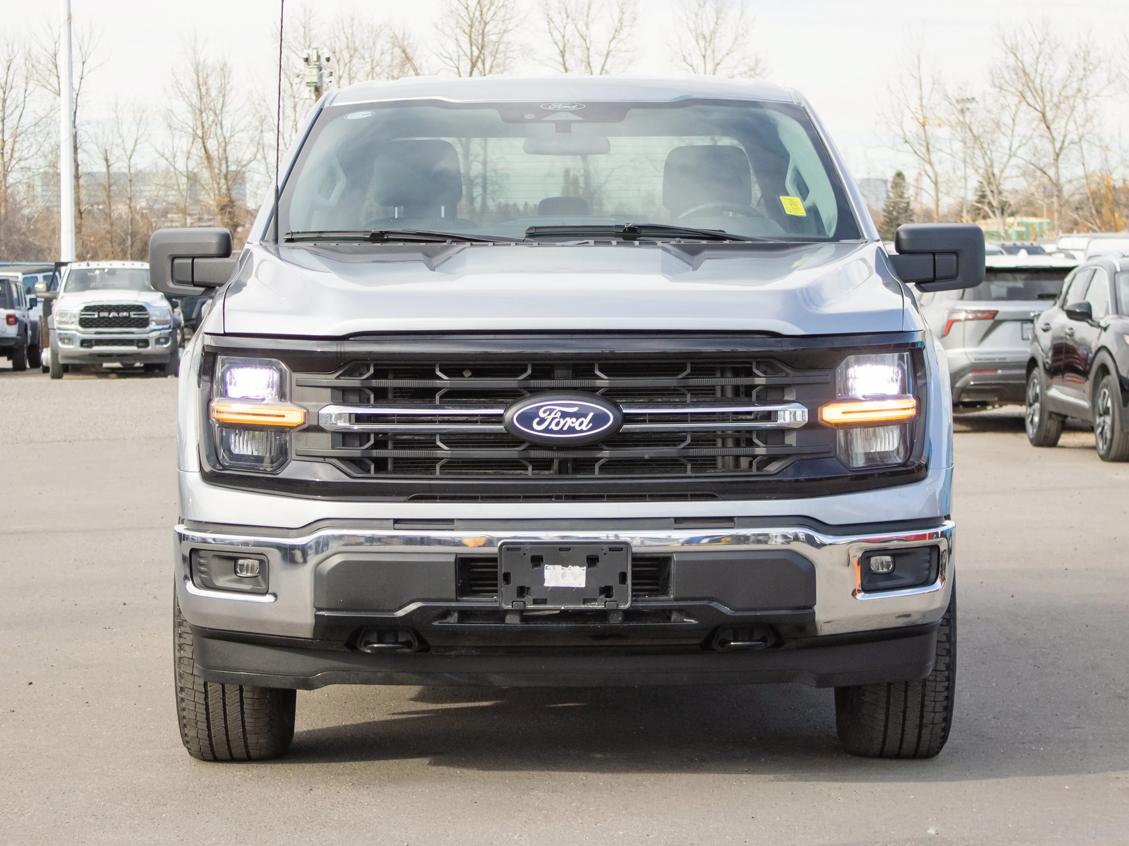 Used 2025 Silver Ford XLT* Crew Cab 4x4, Remote Start, Backup Camera, Chrome Wheels image 8