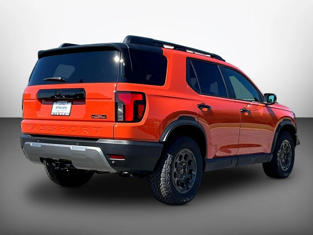New 2026 Sunset Orange Honda TrailSport Blackout image 6