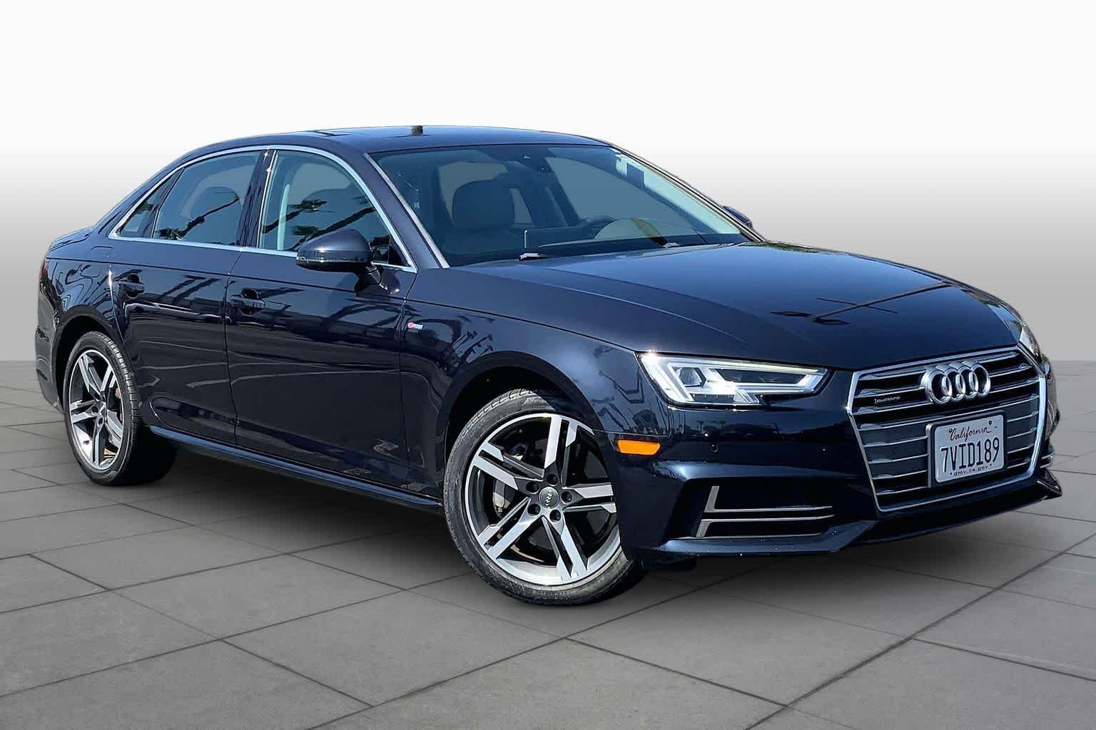 Used 2017 Moonlight Blue Metallic Audi Premium Plus image 2