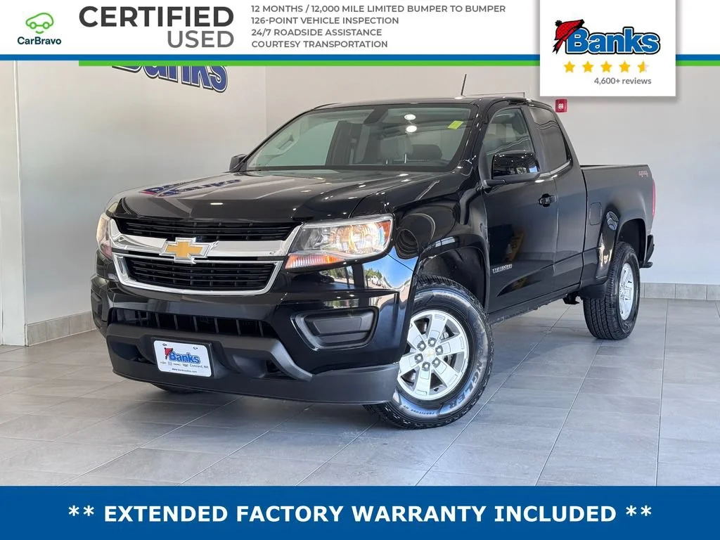 Certified Used 2020 BLACK Chevrolet 4WD Work Truck image 1