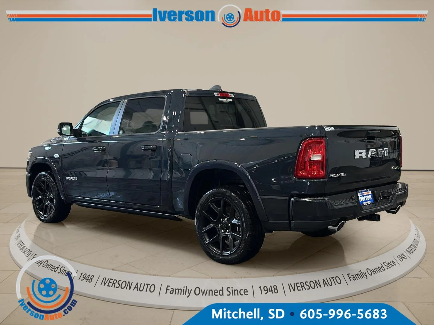 New 2027 Forged Blue Metallic Exterior Paint RAM Laramie image 5