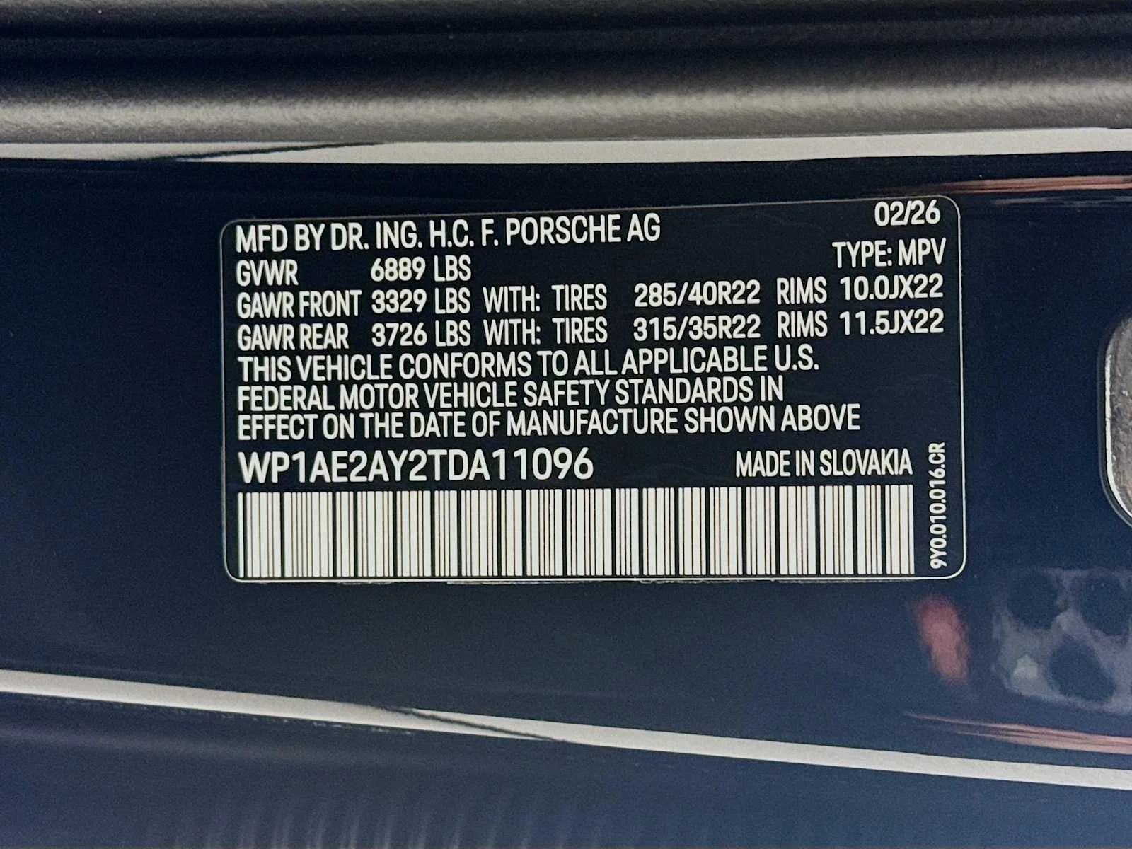 New 2026 Chromite Black Metallic Porsche E-Hybrid image 33