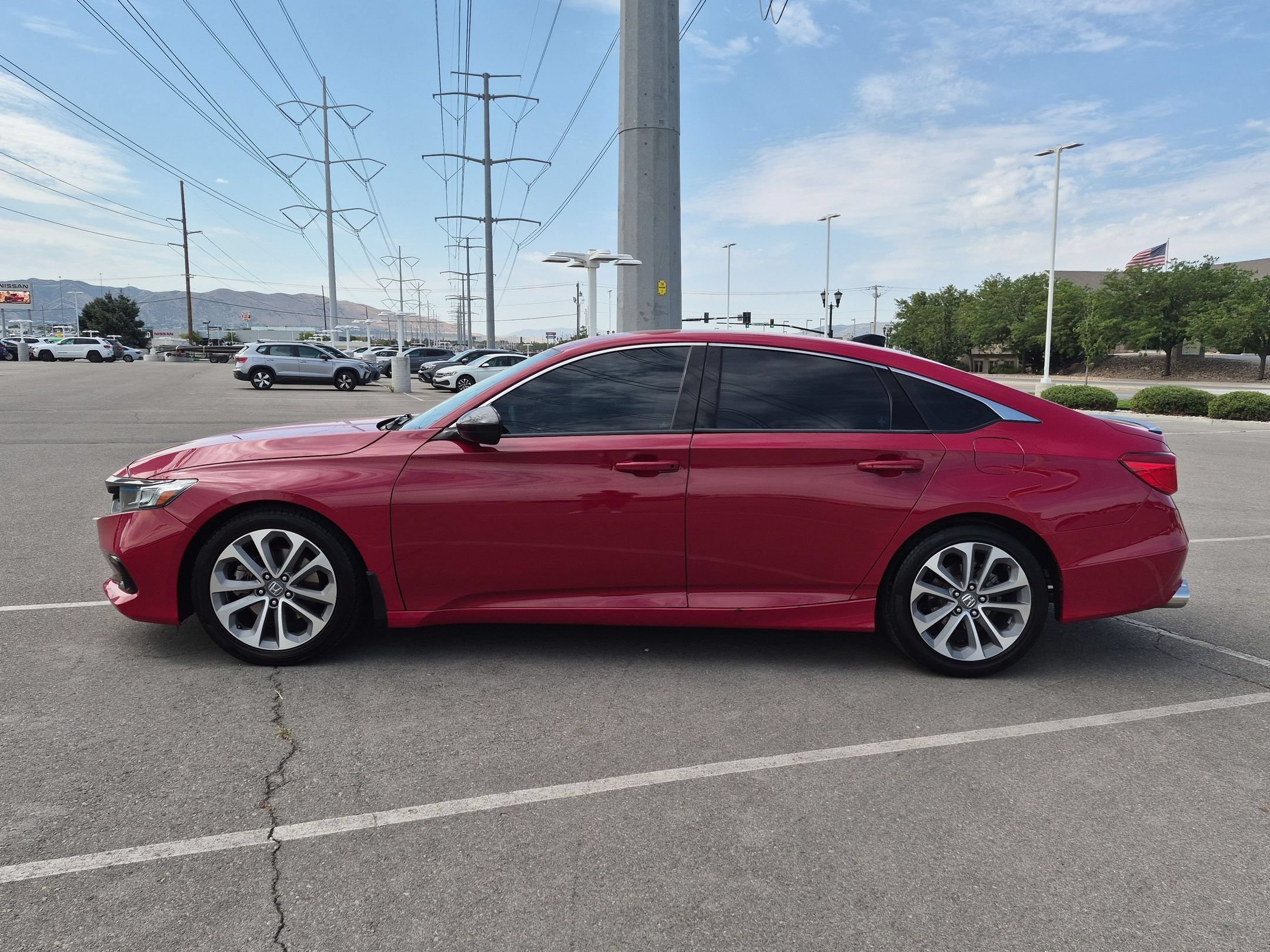 Used 2021 Red Honda Sport SE image 7