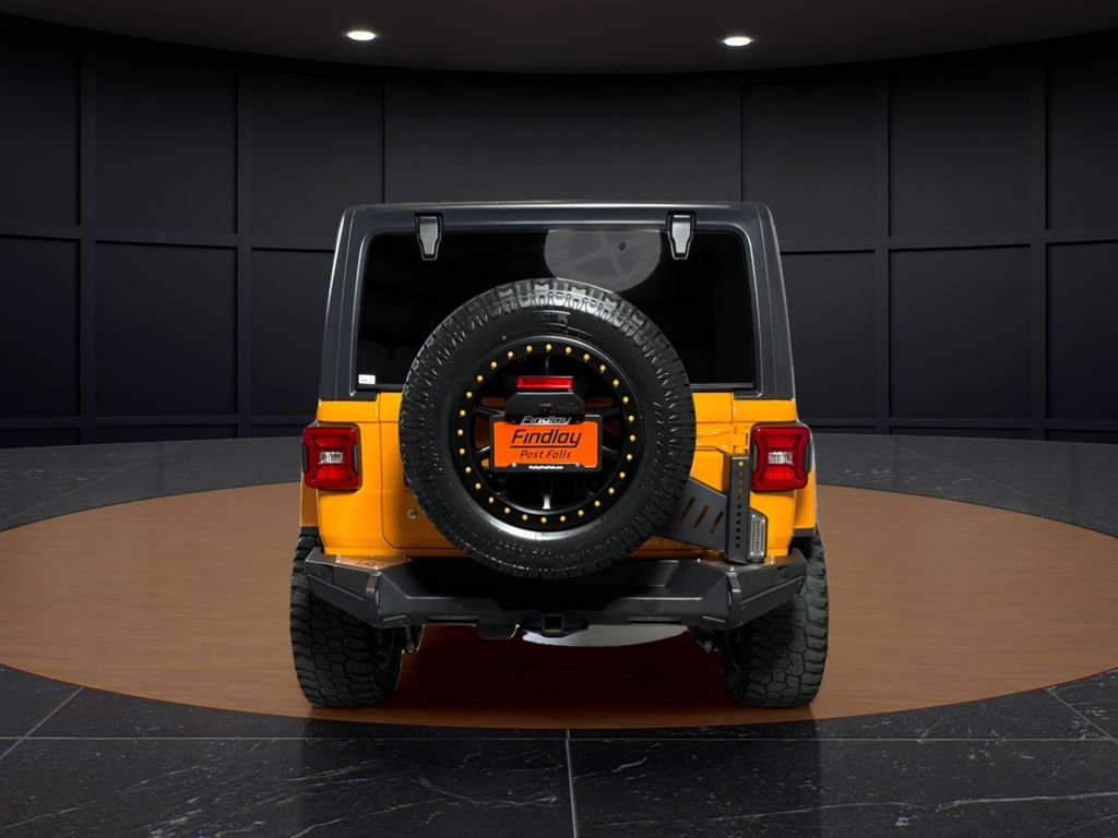 Used 2018 Yellow Jeep Unlimited Sahara image 4