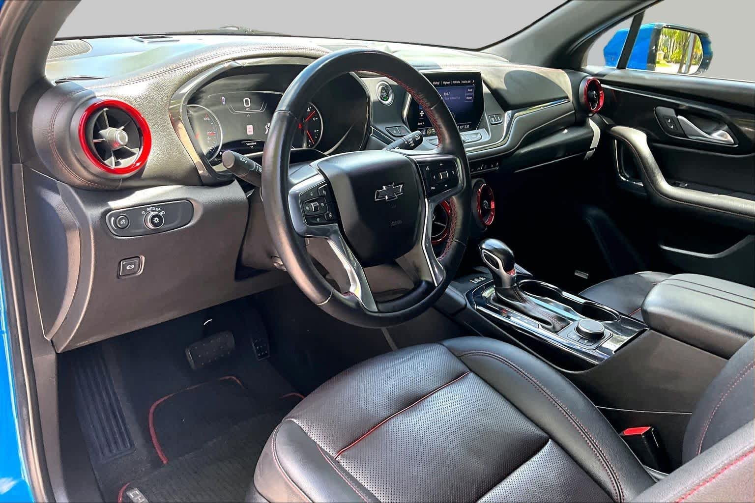 Used 2021 Bright Blue Metallic Chevrolet RS image 18