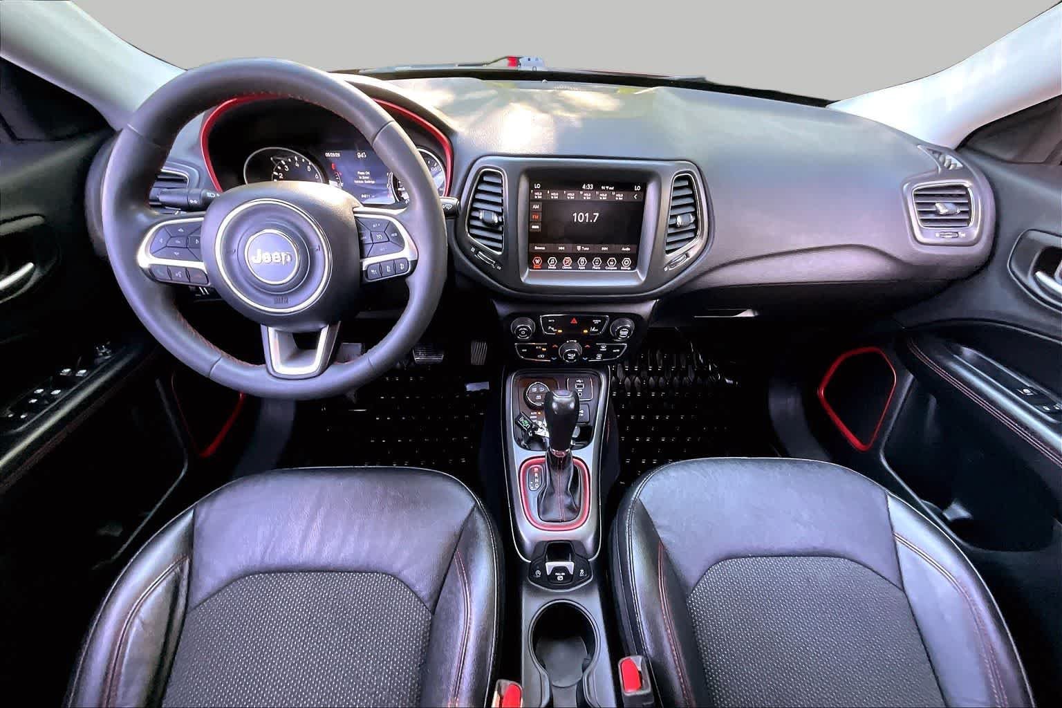 Used 2021 Velvet Red Pearlcoat Jeep Trailhawk image 14