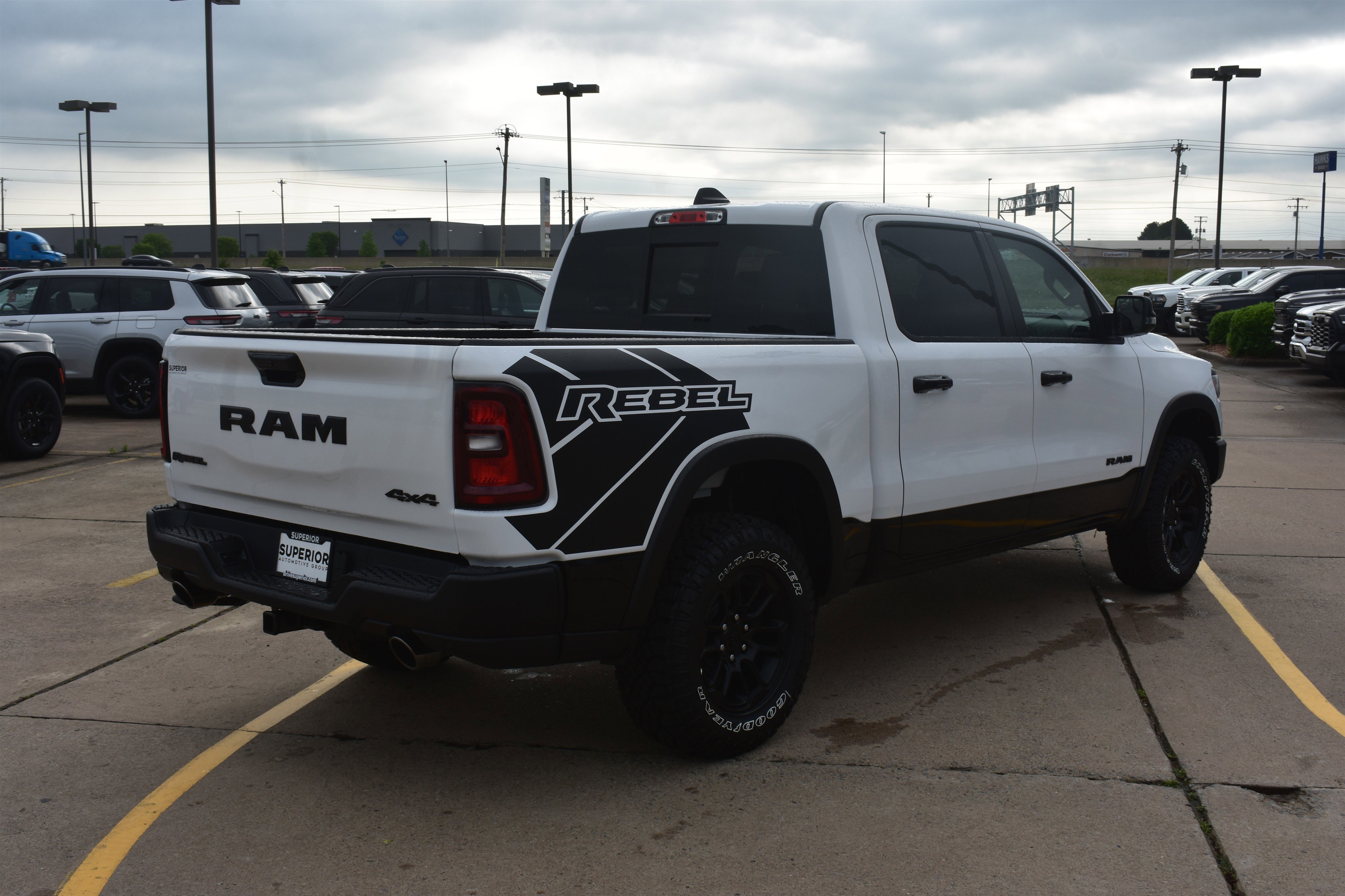 New 2026 Bright White Clear-Coat Exterior Paint RAM Rebel image 5