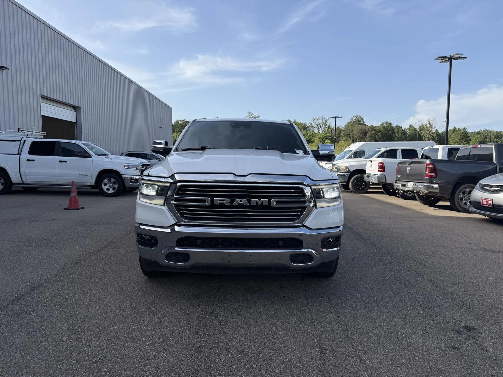Used 2023 Ivory White Tri-Coat Pearlcoat Ram Laramie image 2