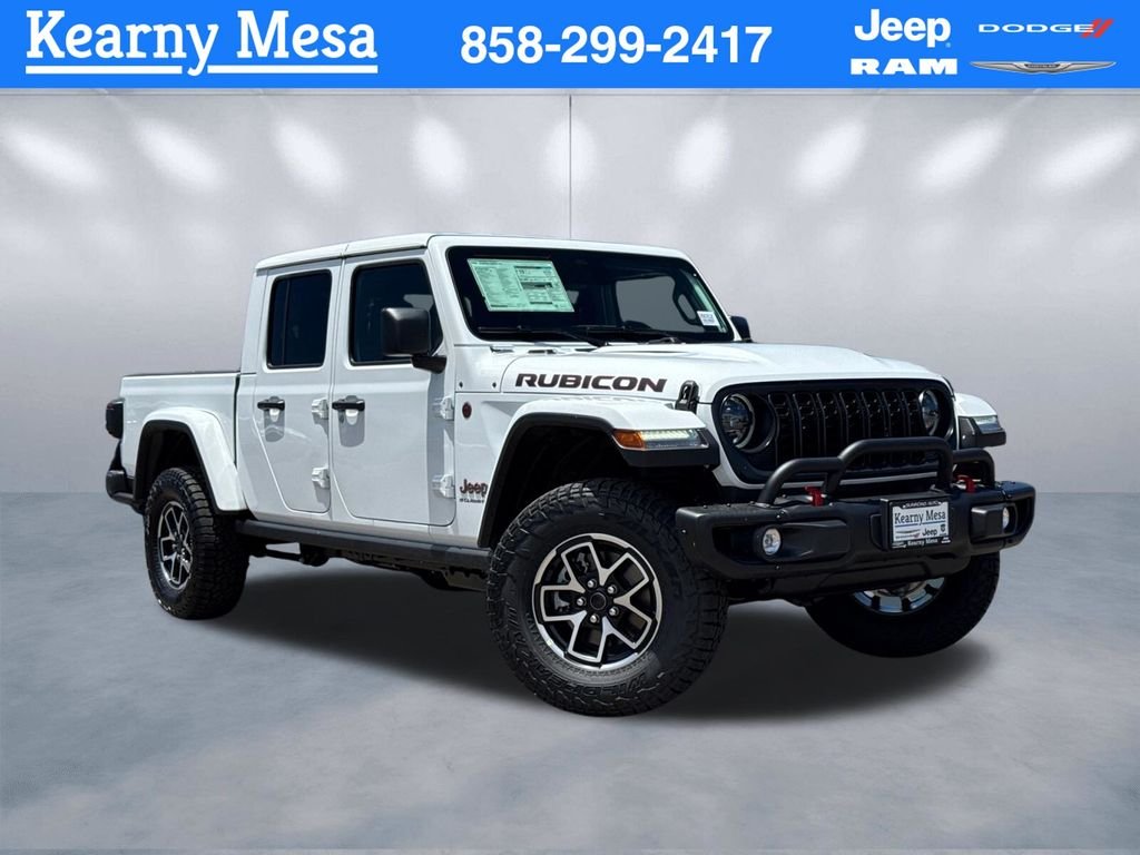 New 2026 Bright White Clear-Coat Exterior Paint Jeep Rubicon image 1