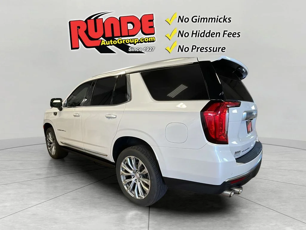Used 2022 White Frost Tri-Coat GMC Denali image 4