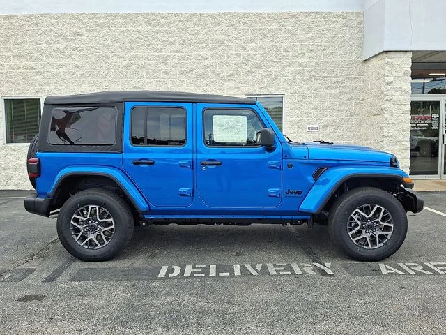 New 2025 Blue Jeep Sahara image 8
